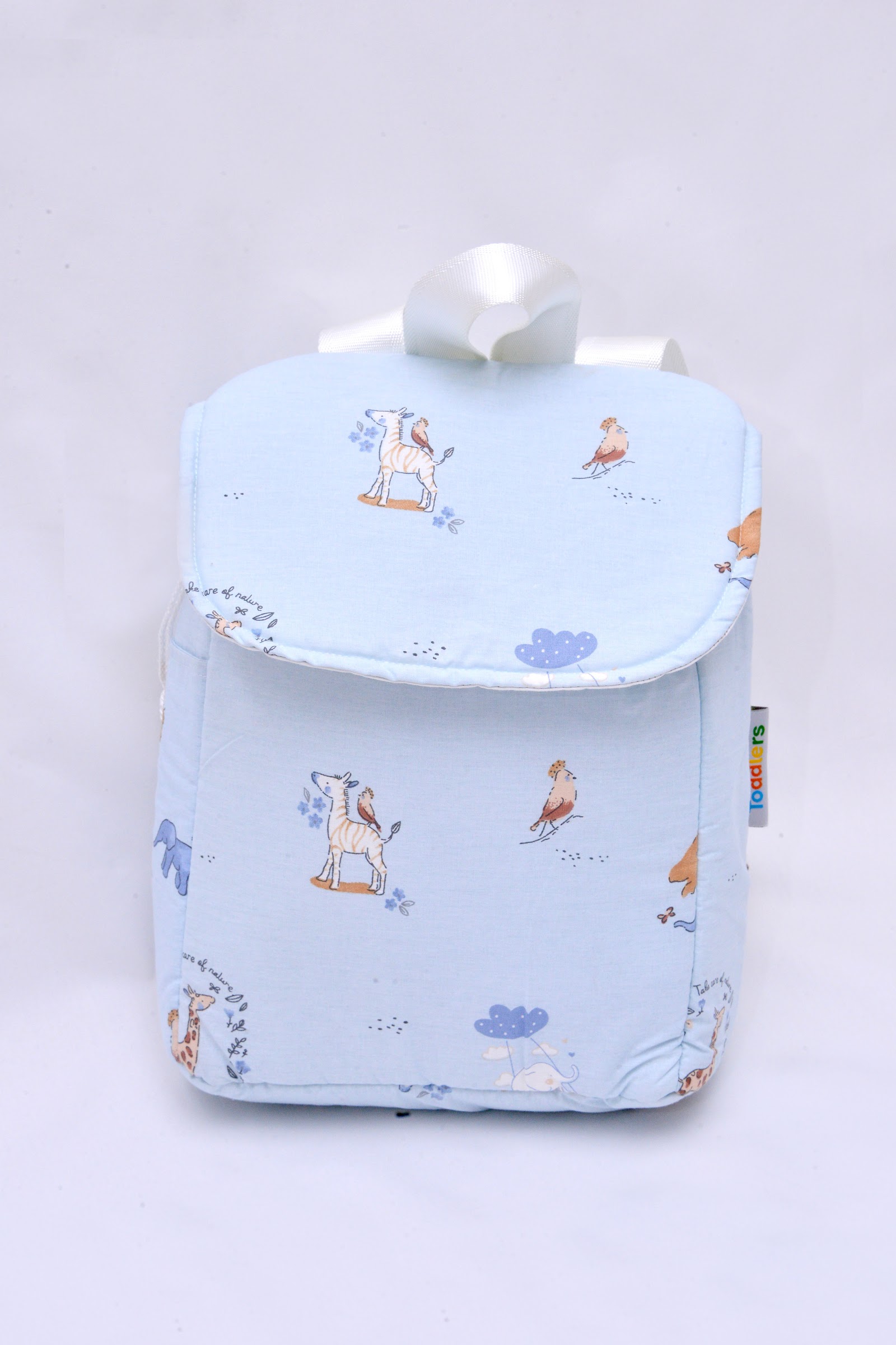 SAC A DOS Giraffe Bleu