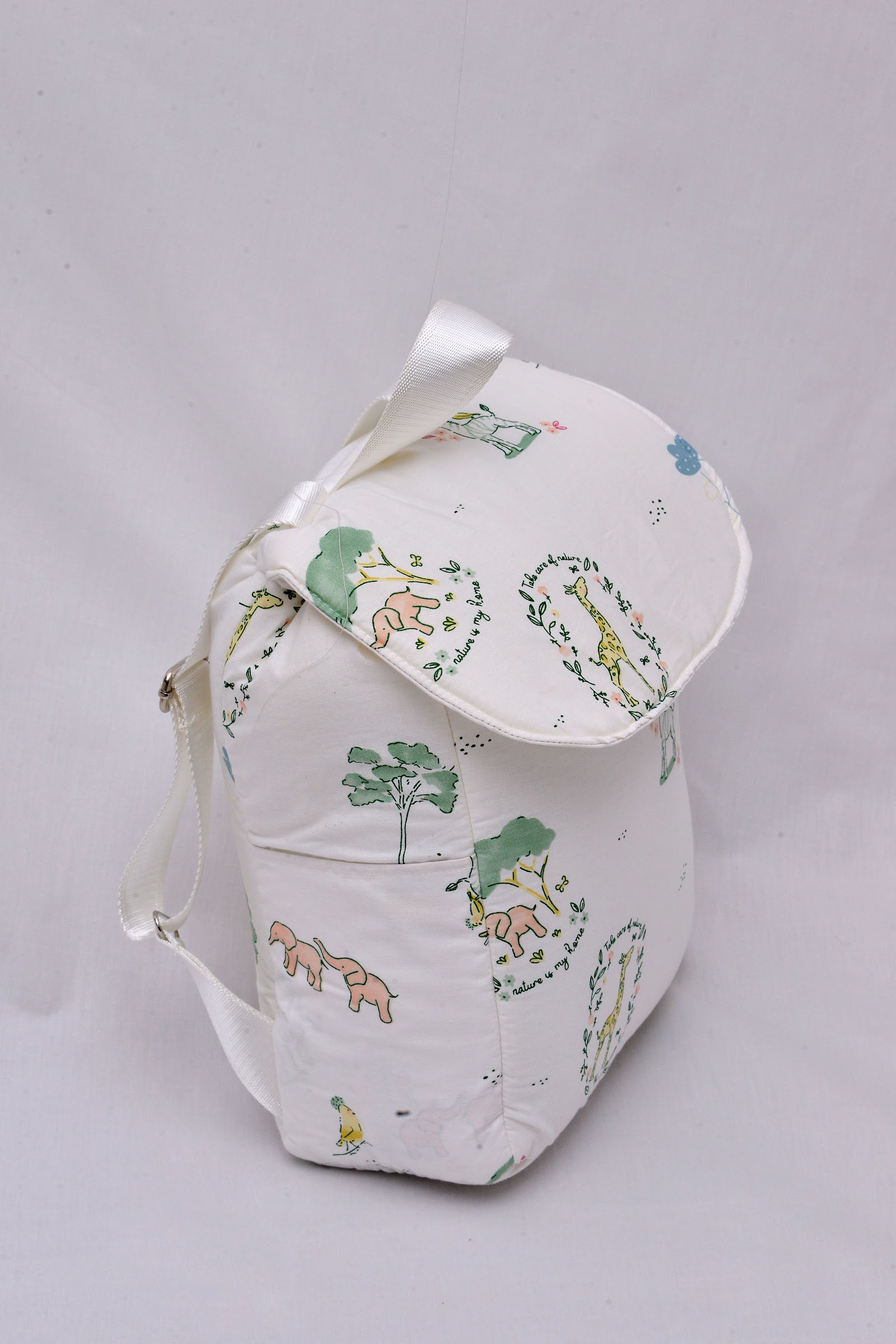SAC A DOS Giraffe Blanc