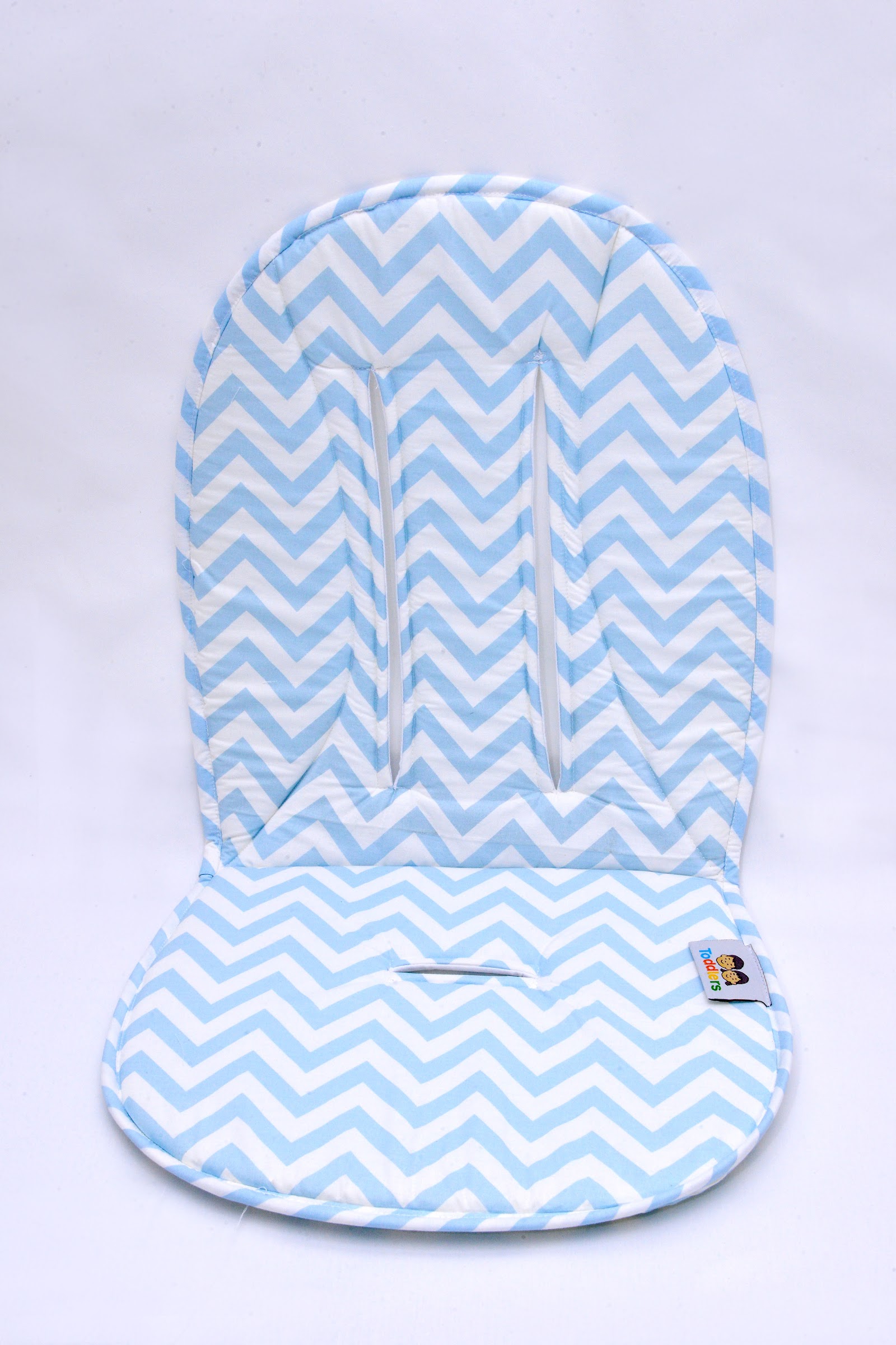 Protège poussette Zigzag Bleu