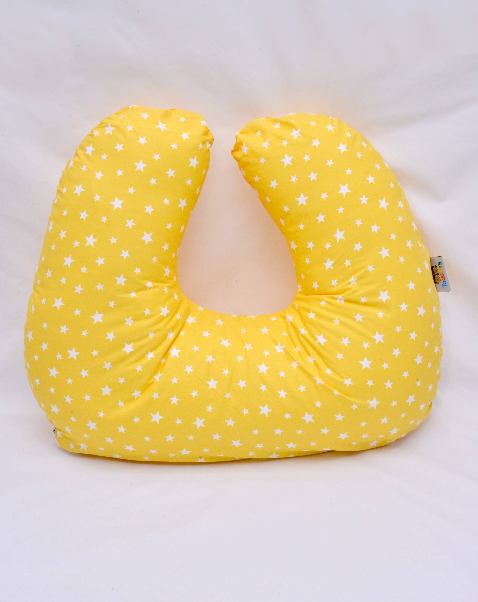 Coussin d'allaitement Etoile Moutarde