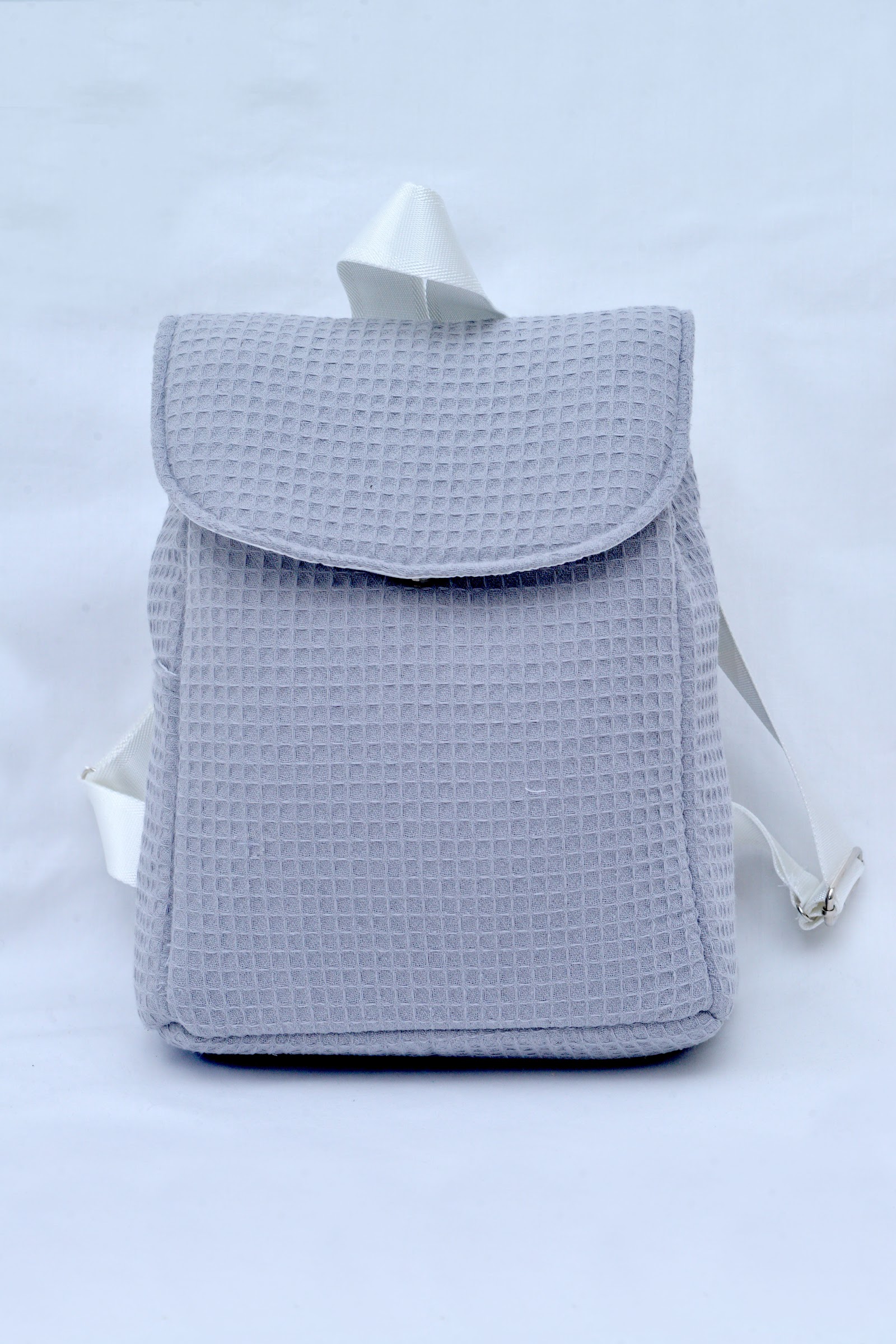 SAC A DOS Nid D'Abeilles Gris Clair