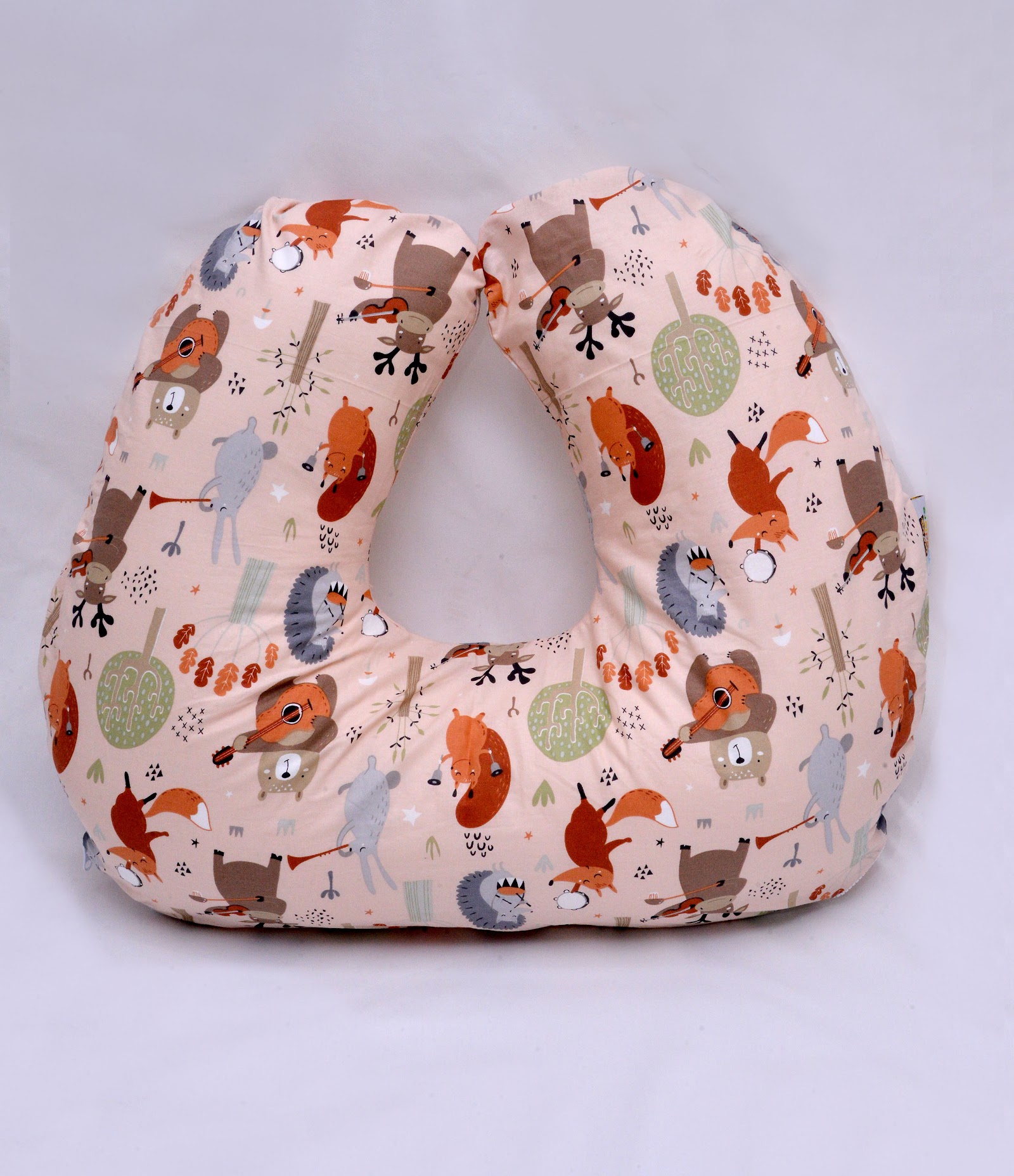 Coussin d'allaitement Cerf Saumon