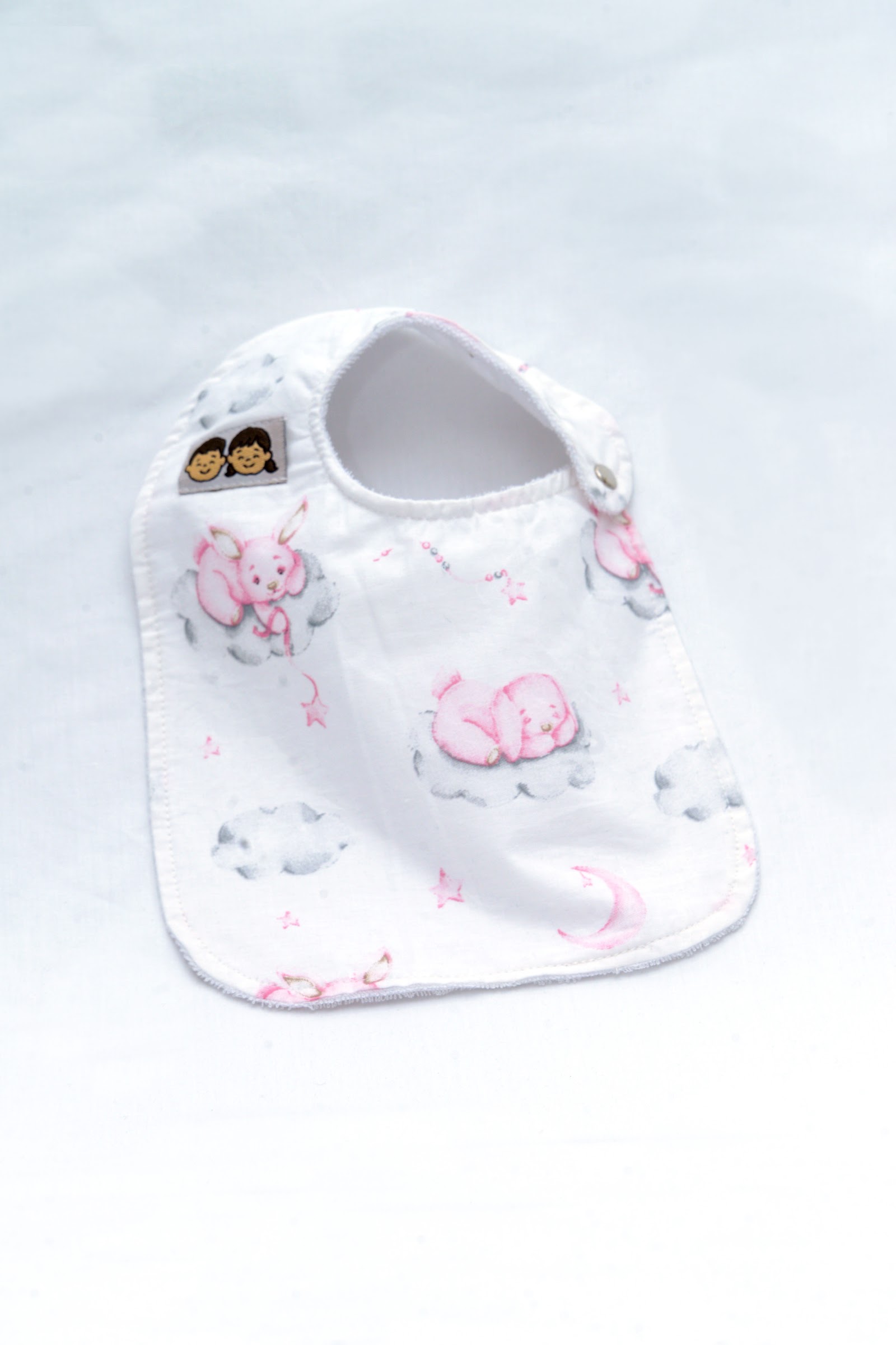 Bavoir Lapin Rose