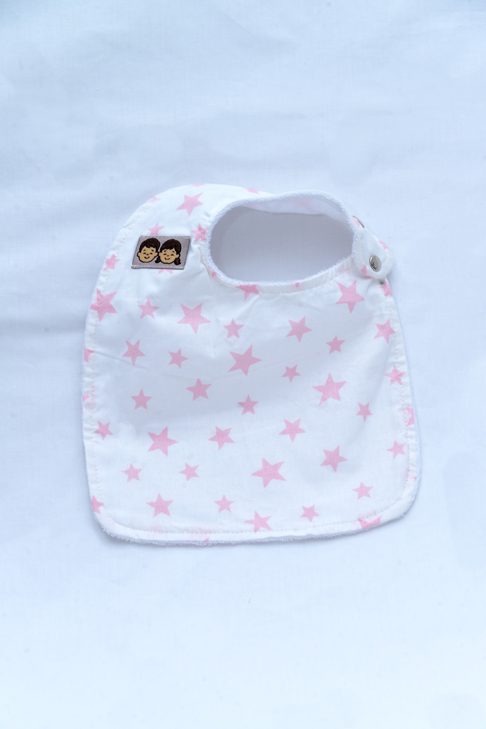 Bavoir Pink Stars