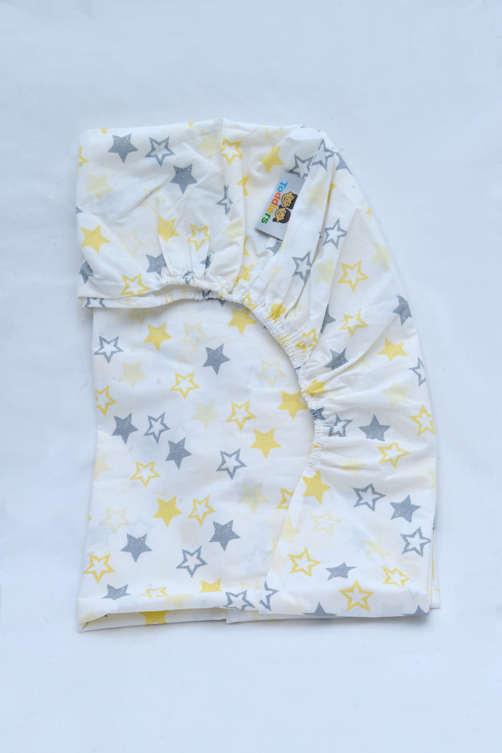 Parure De Lit Etoile Jaune Gris
