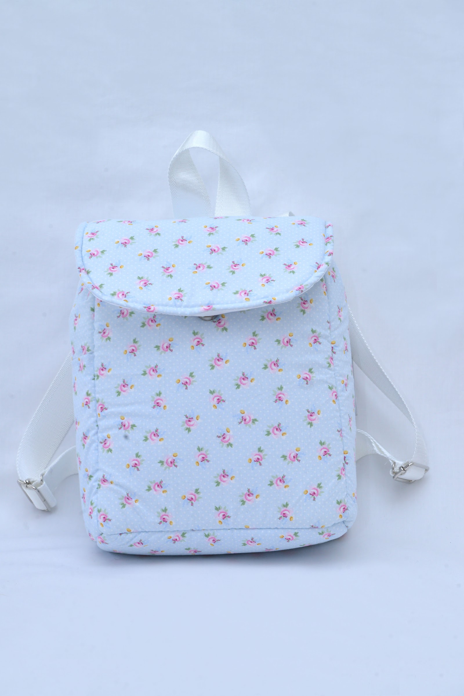 SAC A DOS Blue Flowers