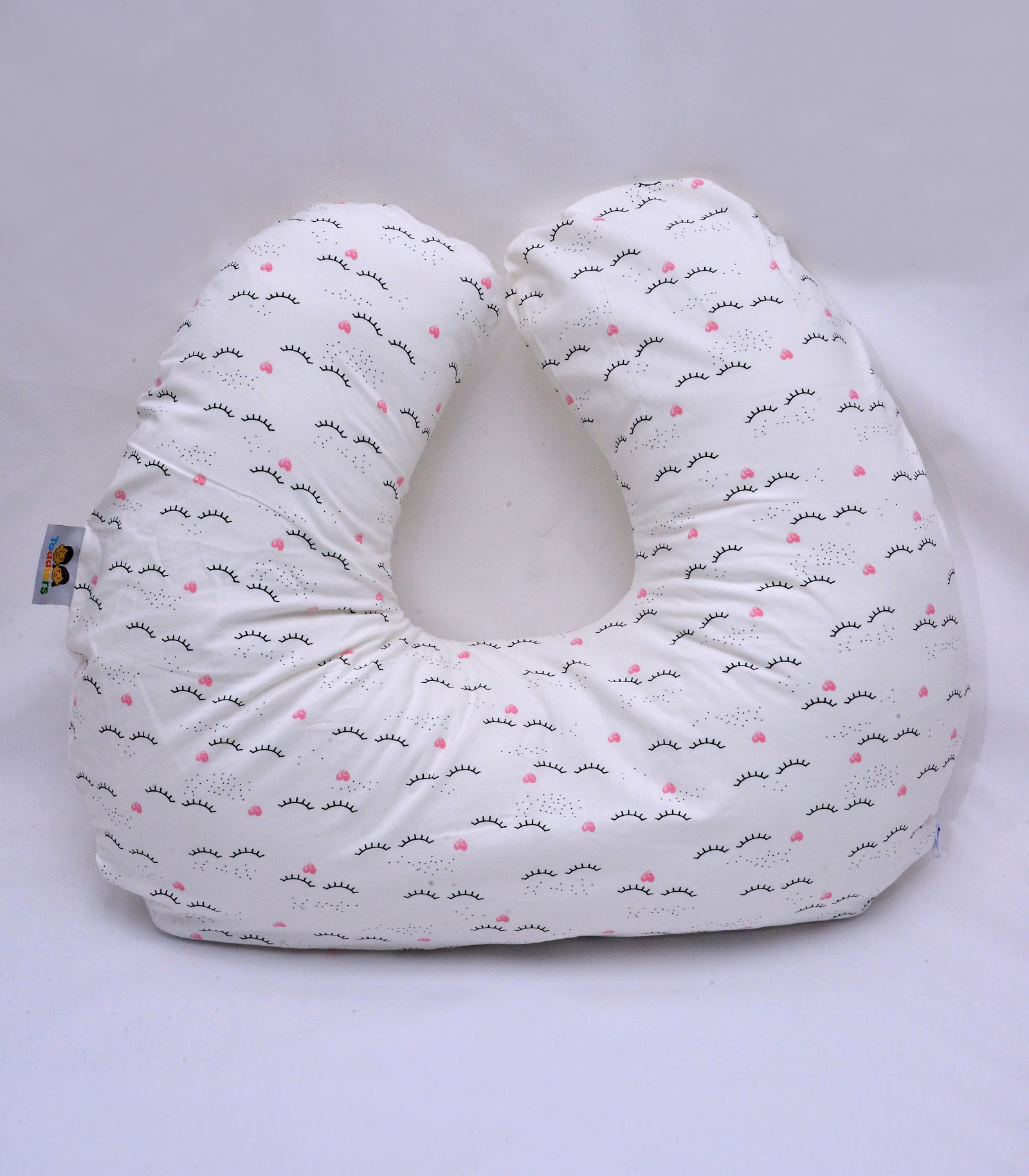 Coussin d'allaitement Lashes Rose