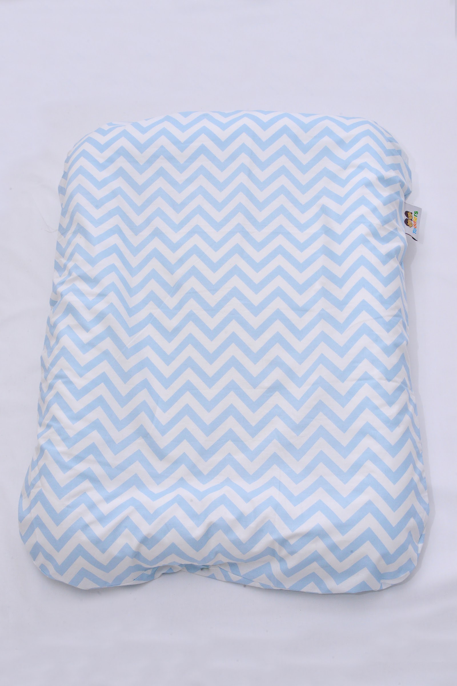 Baby Nest Zigzag Bleu