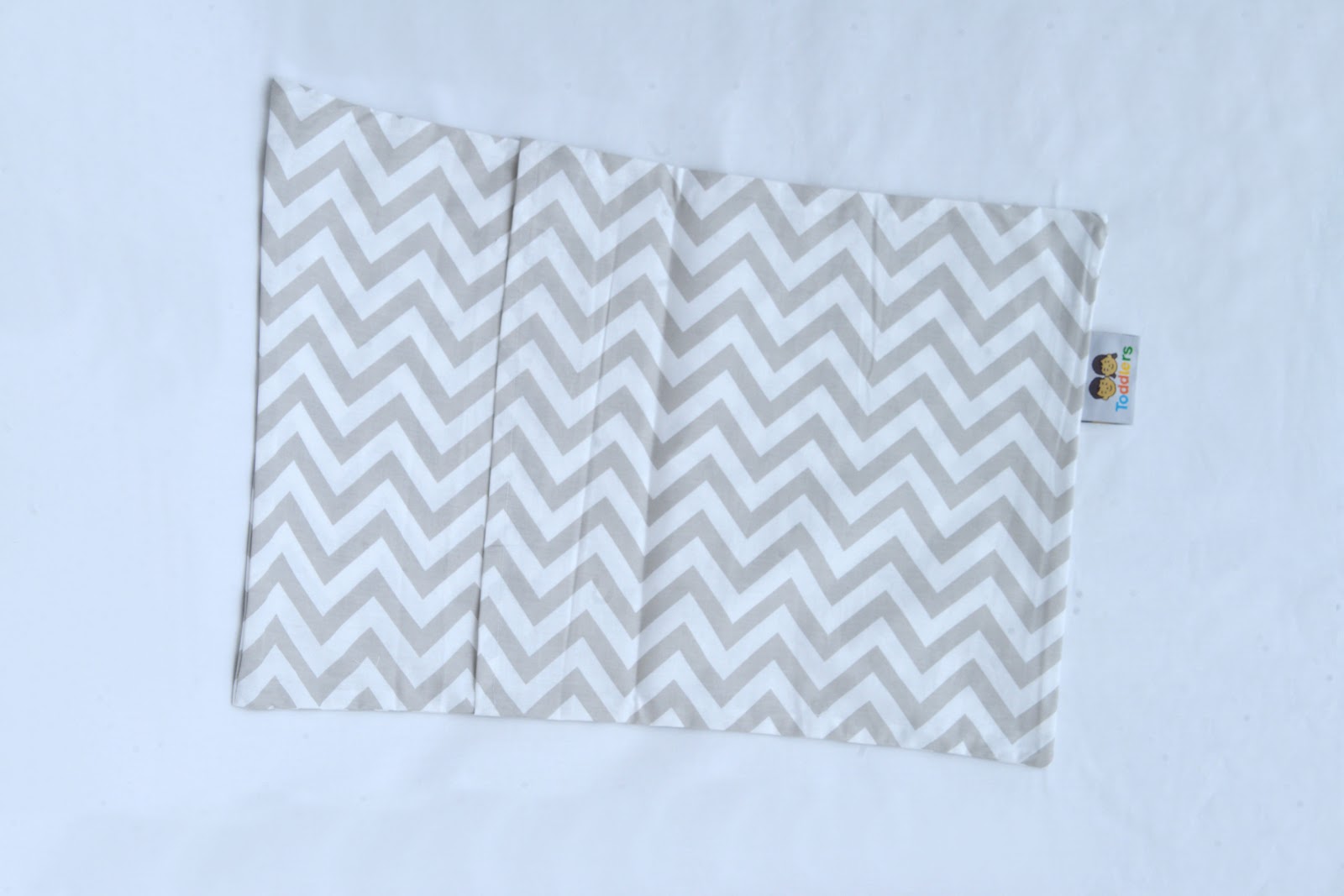 Parure De Lit Zigzag Blanc Taupe