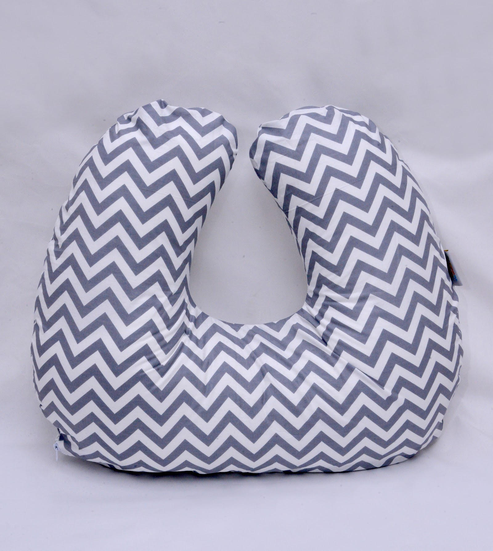 Coussin d'allaitement Zig Gris
