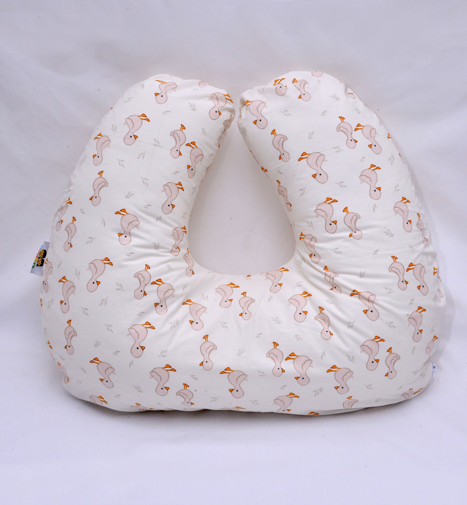 Coussin d'allaitement Canard Rose