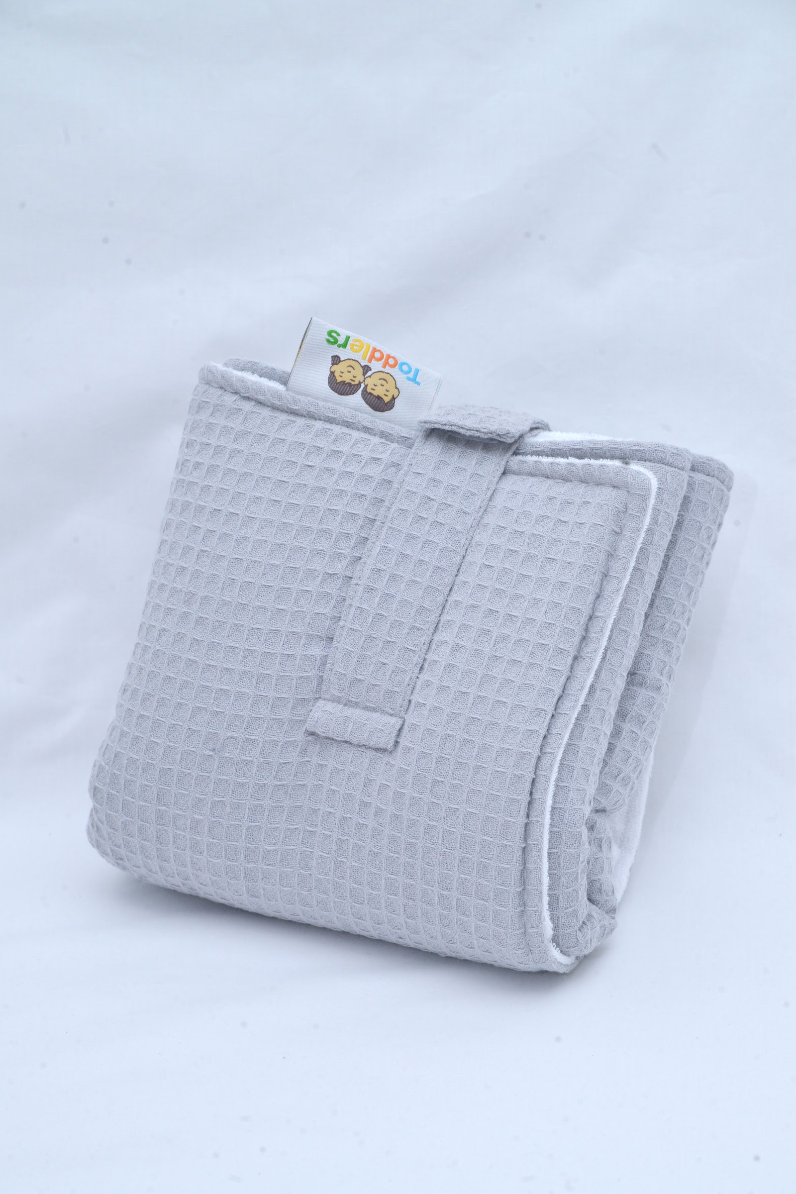 Tapis De Change Nid D'Abeilles Gris Clair