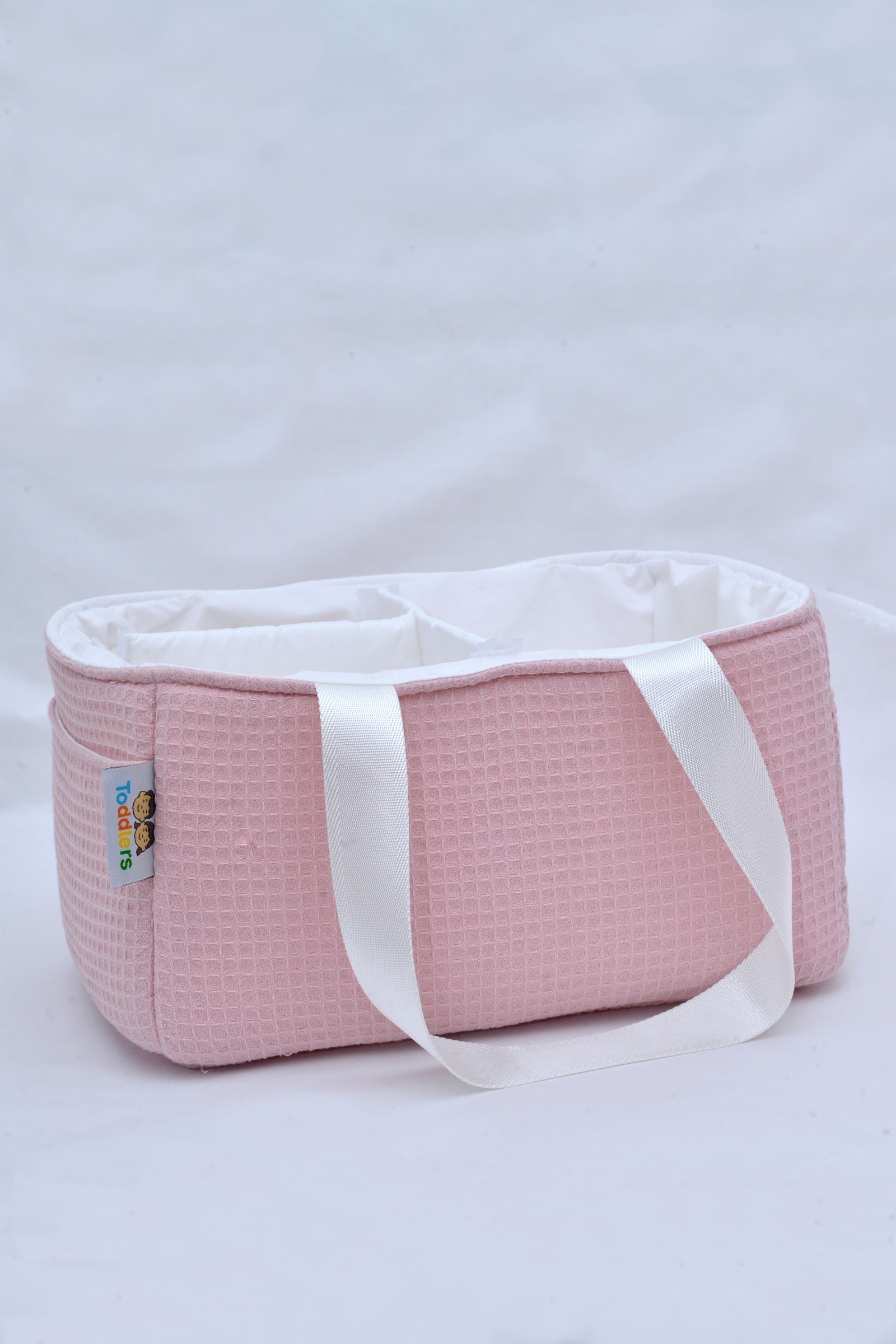 Panier À Compartiments Nid D'Abeilles Rose