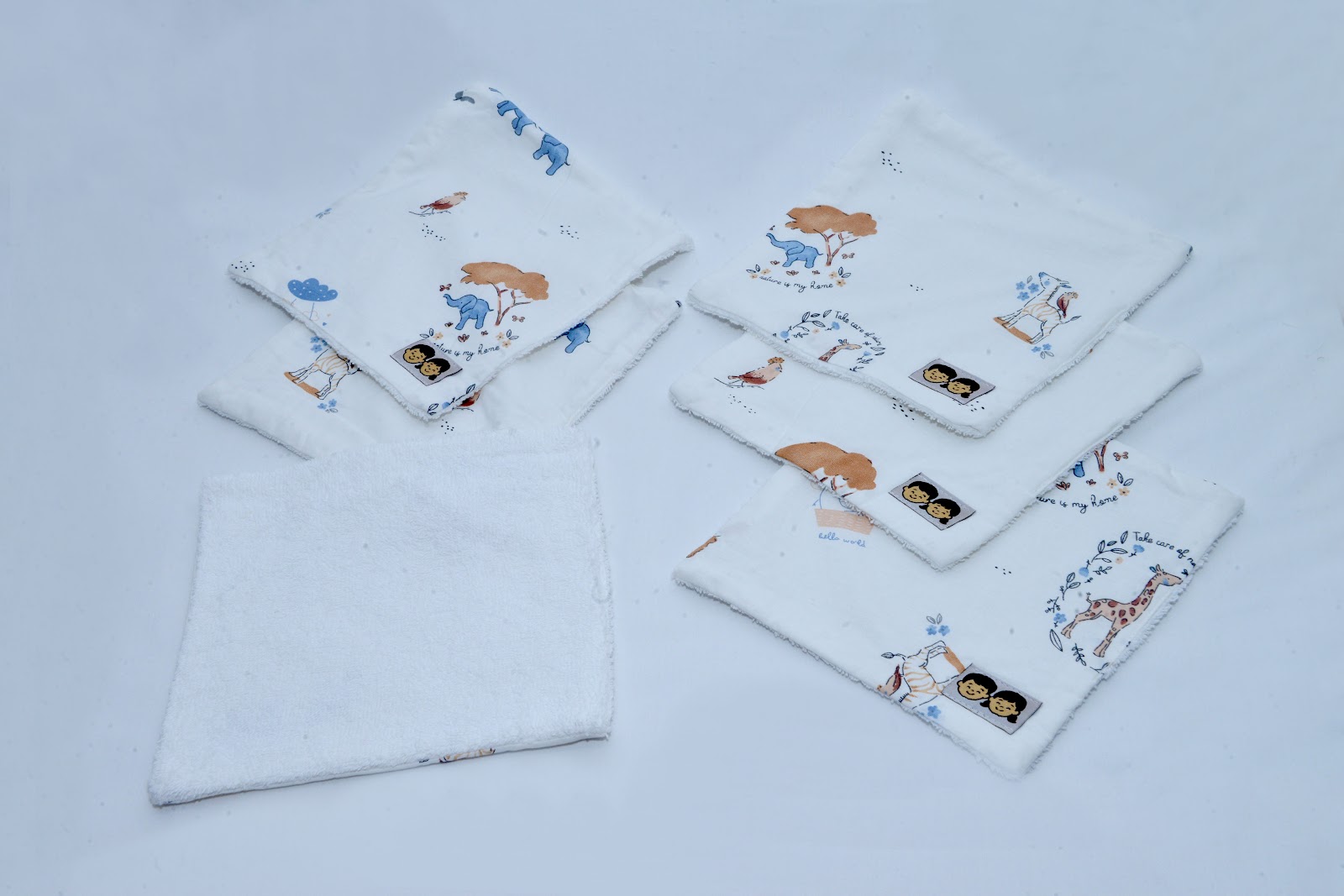 Lingette Giraffe Bleu Pack