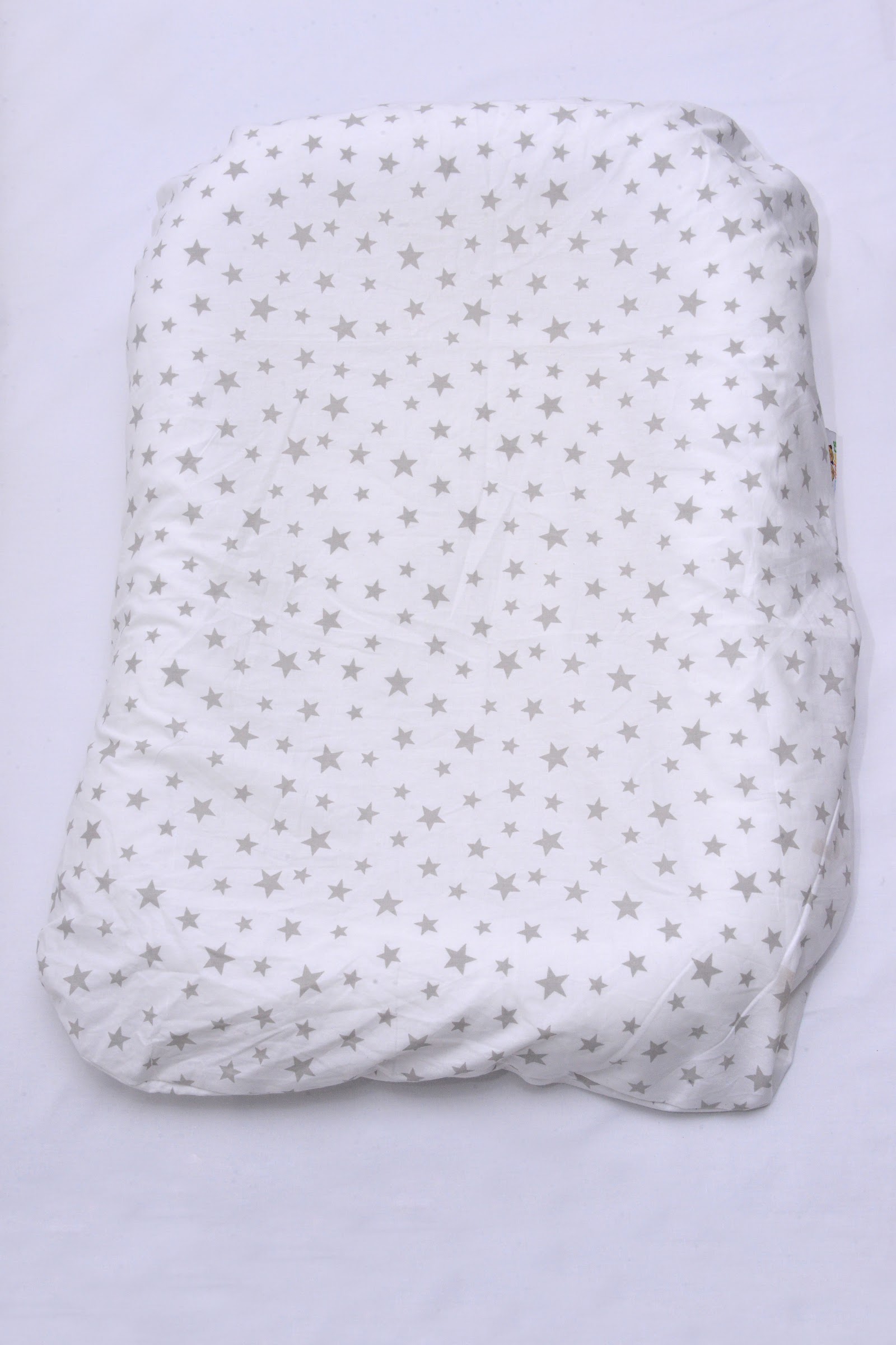 Baby Nest Etoile Taupe Blanc