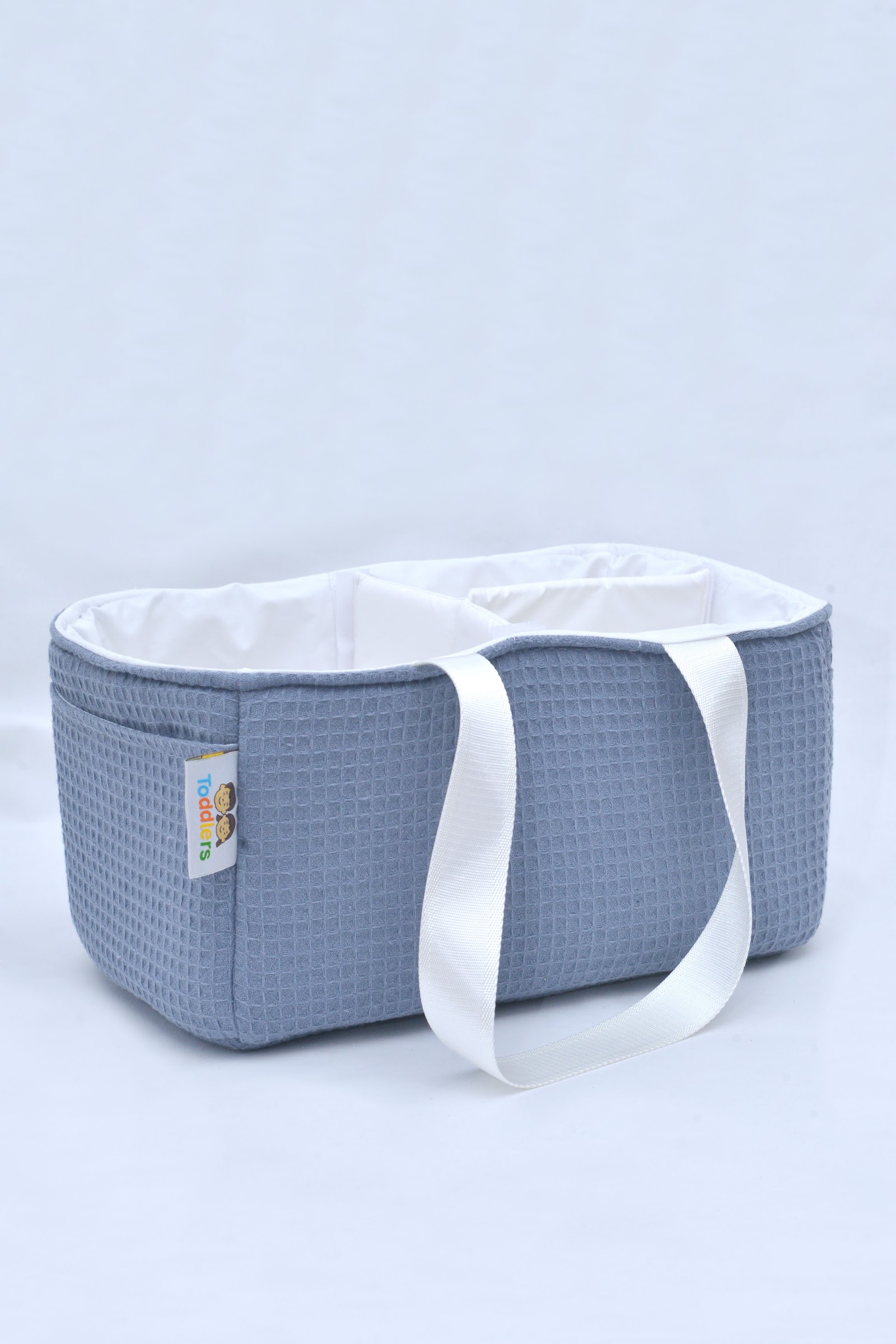 Panier À Compartiments Nid D'Abeilles Bleu