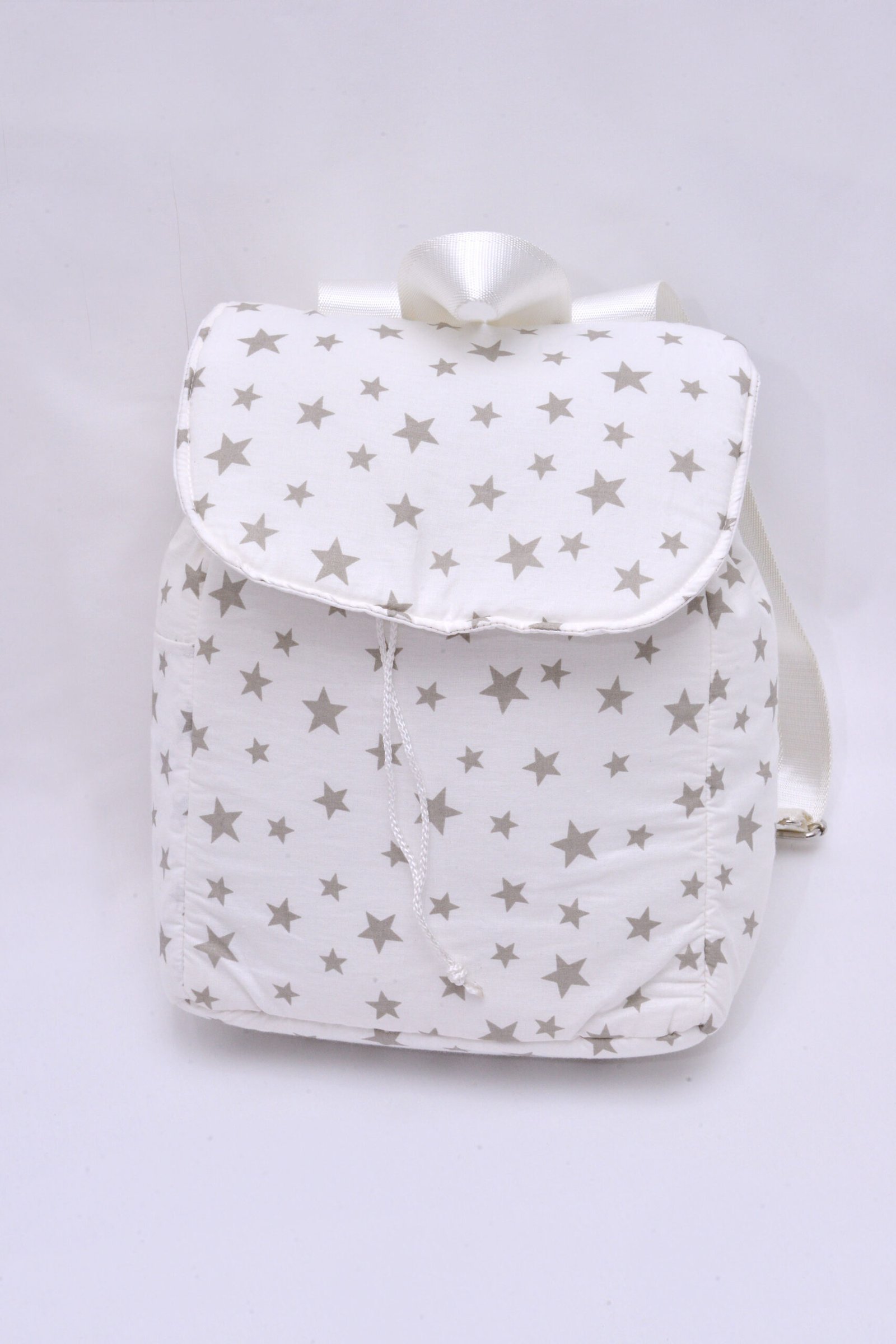 sac a dos etoile taupe blanc