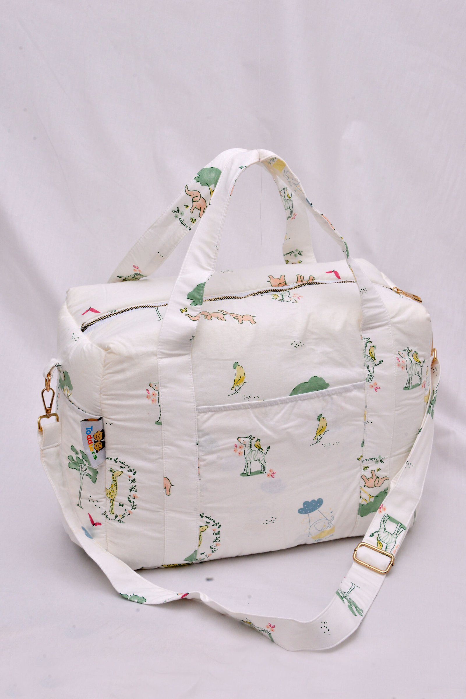 sac a langer giraffe blanc