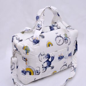 sac a langer renard bleu