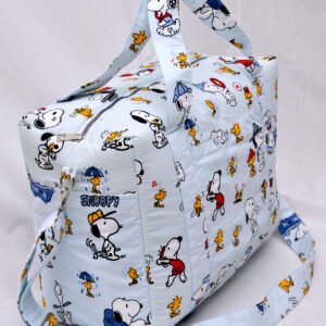 sac a langer snoopy bleu