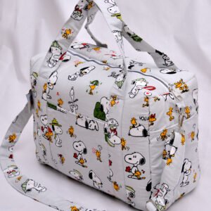 sac a langer snoopy gris