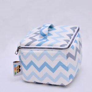 vanity zigzag bleu gris